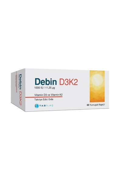 Debin D3K2 60 Kapsül ürün görseli 1