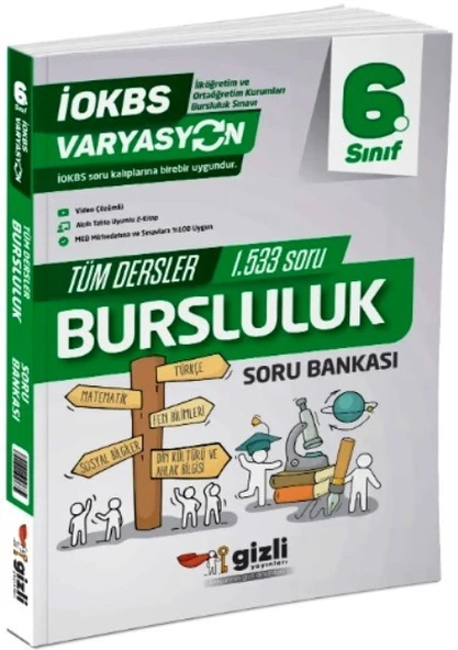 Gizli 6. Sınıf Tüm Dersler Bursluluk Soru Bankası Varyasyon Serisi ürün görseli 1