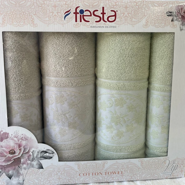 FİESTA %100 PAMUKLU HAMAM TAKIMI - Resim 2
