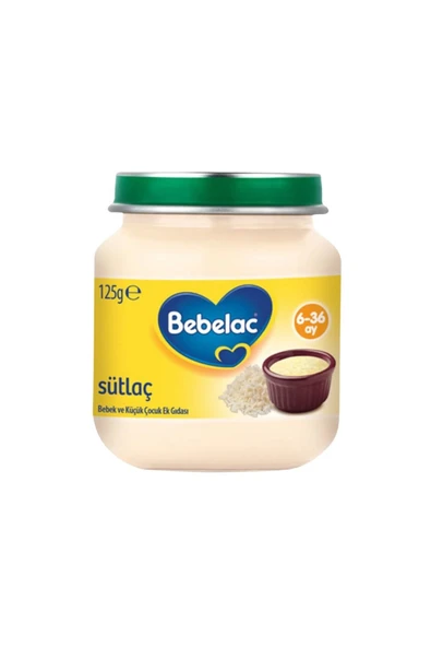 BEBELAC SÜTLAÇ KAVANOZ MAMASI 125GR ürün görseli 1