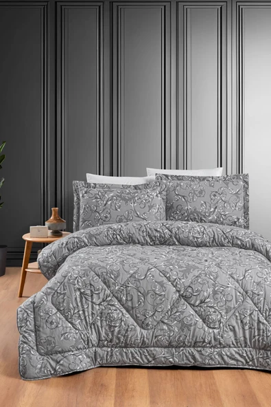 Pierre Cardin Uyku Seti Çift Kişilik Sandra Gri ürün görseli 1