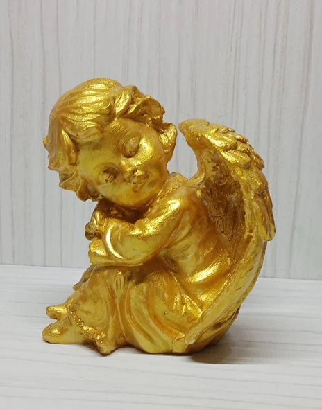 Evlilik Yıl Dönümü Hediyesi Kız Arkadaşa Doğum Günü Hediyesi Melek Figürü -  Polyester ürün görseli 1