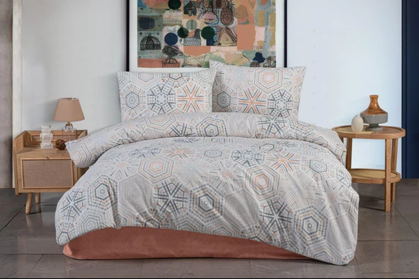 BELLA HOME %100 PAMUK TEK KİŞİLİK NEVRESİM TAKIMI ürün görseli 1
