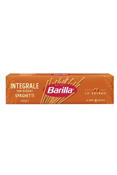 Barilla Tam Buğday Spagetti (Integrale Spaghetti) Makarna No.5 400 gr ürün görseli 1