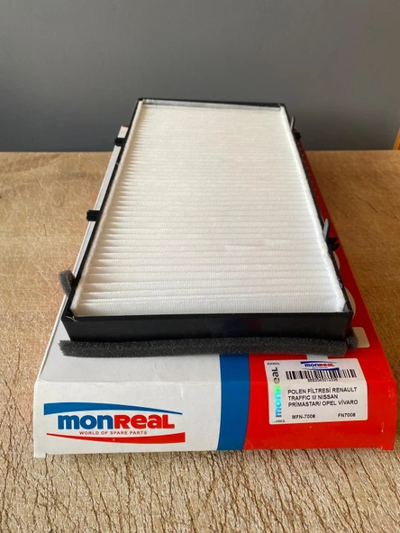 Monreal MFN-7008 Polen Filtresi 7701050319 RENAULT TRAFFIC II NISSAN PRIMASTAR OPEL VIVARO ürün görseli 1