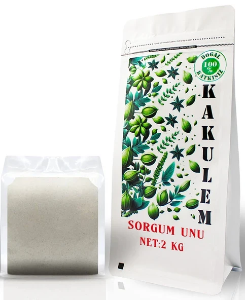 KAKULEM GLUTENSİZ SERTİFİKALI Yerli Sorgum Darı Unu 2 KG ürün görseli 1