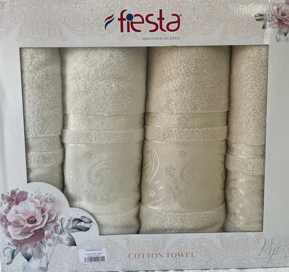 FİESTA %100 PAMUKLU HAMAM TAKIMI - Resim 2