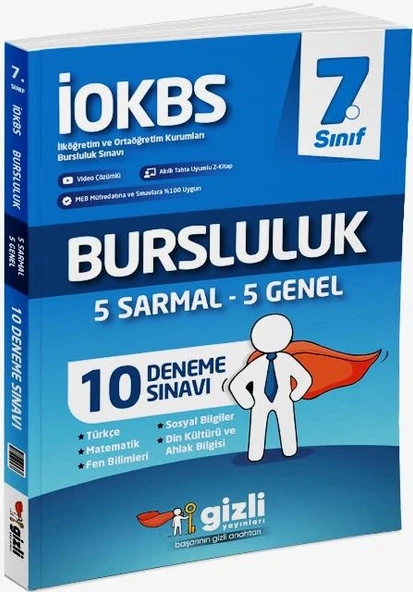 Gizli 7. Sınıf İOKBS Bursluluk 10 Deneme Sınavı ürün görseli 1