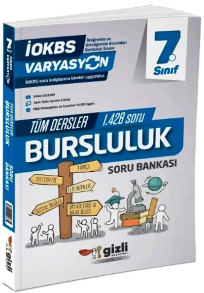 Gizli 7. Sınıf Tüm Dersler Bursluluk Soru Bankası Varyasyon Serisi ürün görseli 1