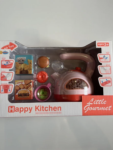 Pilli Işıklı Sesli Duman Çıkaran Kettle Oyun Seti ürün görseli 1