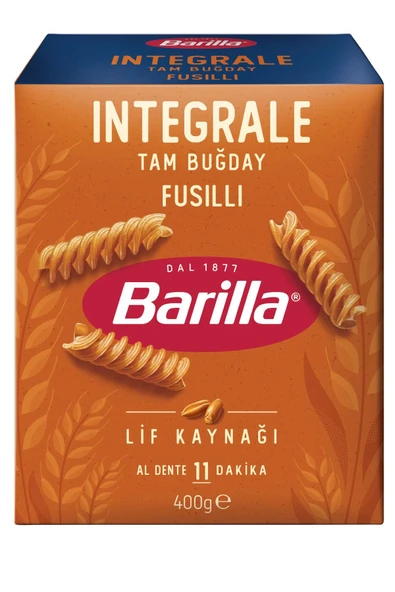 Barilla Tam Buğday Burgu Makarna (Integrale Fusilli) 400 gr ürün görseli 1