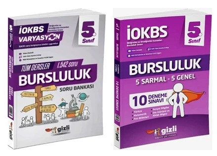 Gizli 5. Sınıf Tüm Dersler Bursluluk Soru Bankası + Bursluluk Deneme Sınavı (2 Kitap) ürün görseli 1