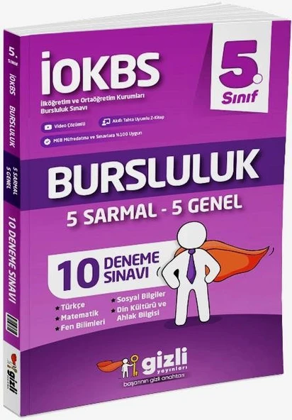 Gizli 5. Sınıf İOKBS Bursluluk 10 Deneme Sınavı ürün görseli 1
