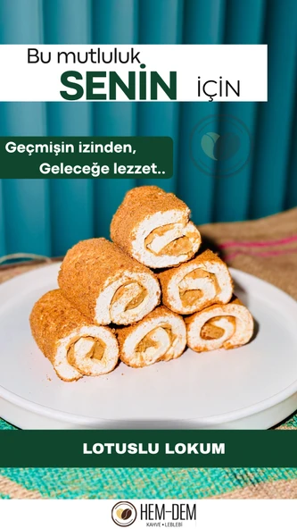 Hemdem Lotuslu Lokum 1 kg - Eşsiz Uyum: Yumuşak ve Çıtırın Buluşması ürün görseli 1