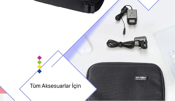 XP-Pen Aksesuar ve Kablo Çantası - Resim 2