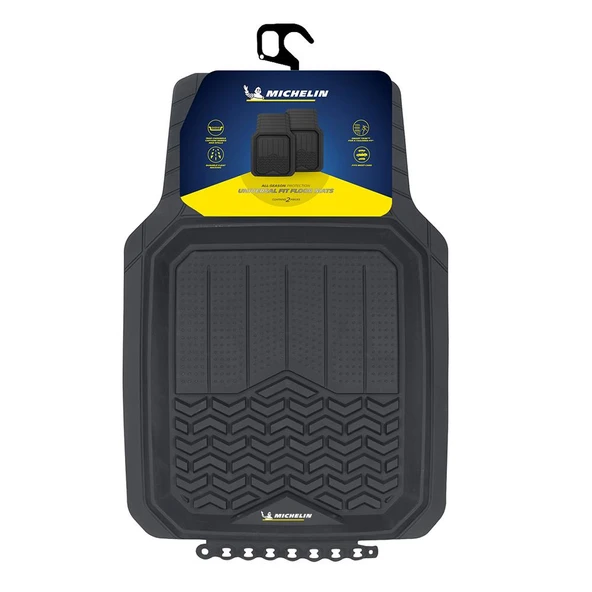 Michelin MC34594 Tüm Araçlara Uyumlu 2 Parça Üniversal 3D Havuzlu Oto Paspas ürün görseli 1