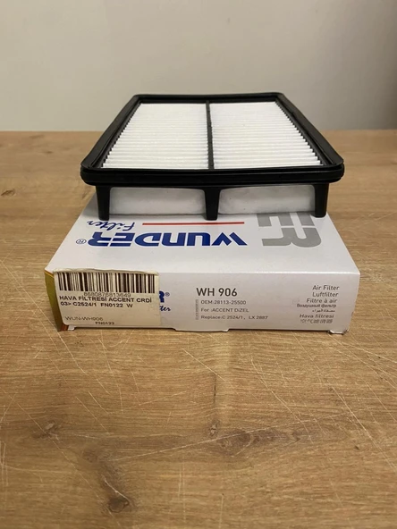 Wunder WH906 Hava Filtresi Accent Iıı 1.5 Crdı Kıa Motors Rıo Iı 1.3 2811325500 ürün görseli 1