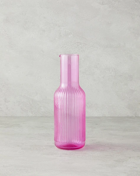 English Home Carnival Cam Karaf 800 ml Pembe ürün görseli 1