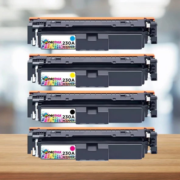 Hp 230A W2300A Muadil Toner Takımı - Çipli ürün görseli 1