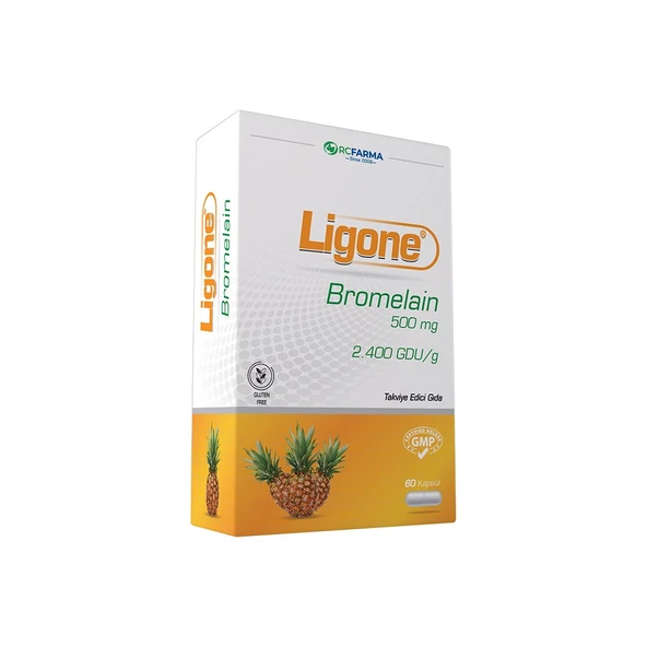 Ligone Bromelain 500 Mg 60 Kapsül ürün görseli 1