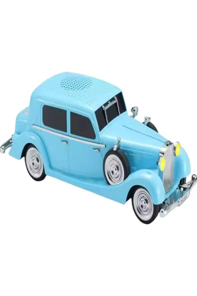ULTRATEKNO WS-1934 Pontiac Sedan Diecast Araba Bluetooth Hoparlör Işıklı, FM Radyo ve USB Destekli Müzik Kutusu ürün görseli 1