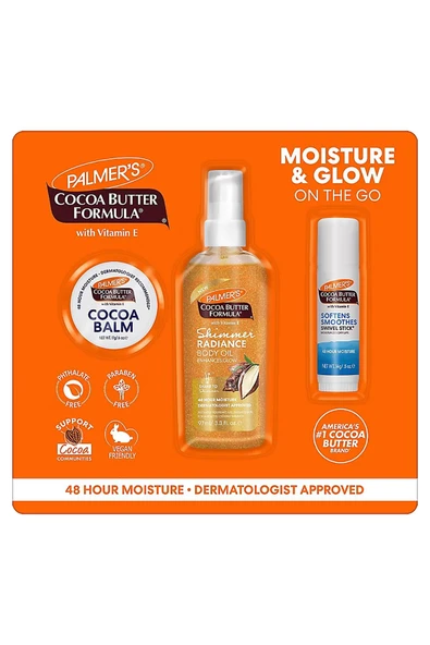 Palmers Cocoa Butter Moisture & Glow Cilt Bakım Seti ürün görseli 1