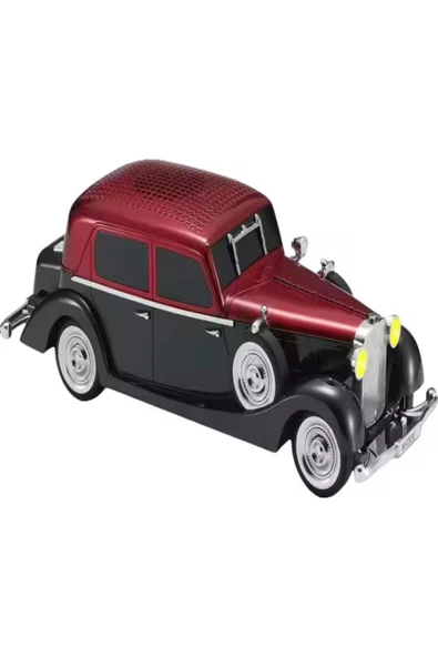 ULTRATEKNO WS-1934 Pontiac Sedan Diecast Araba Bluetooth Hoparlör Işıklı, FM Radyo ve USB Destekli Müzik Kutusu ürün görseli 1