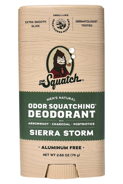Dr. Squatch Sierra Storm Alüminyumsuz Stick Deodorant 75GR ürün görseli 1