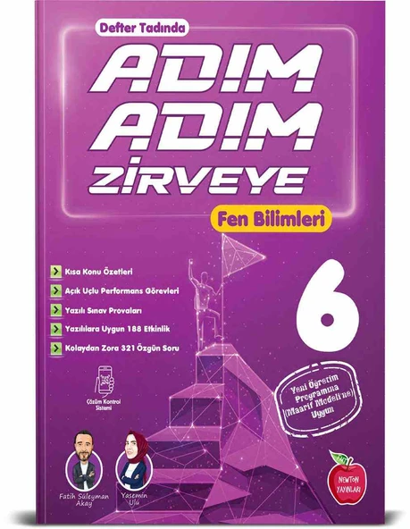 Newton Yayınları 6. Sınıf Adım Adım Fen Bilimleri Soru Bankası  Yeni Maarif ürün görseli 1