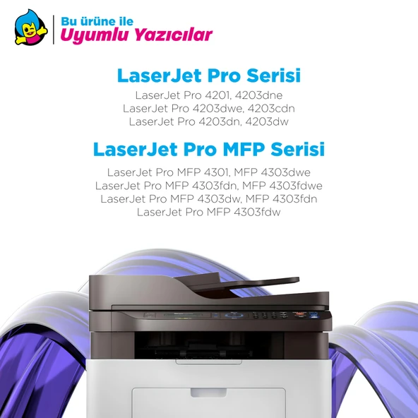 Hp 230A W2300A Muadil Toner Takımı - Çipli - Resim 2