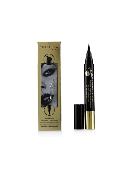 Shibella Damga Eyeliner, Siyah, Çift Taraflı, 24 Saat Dayanıklı, İnce Damga ürün görseli 1