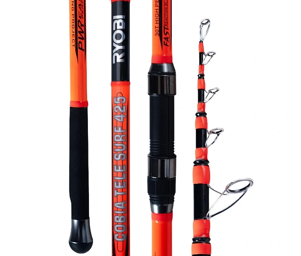 Ryobi Cobia 4.25m 100-300gr Teleskopik Surf Olta Kamışı ürün görseli 1