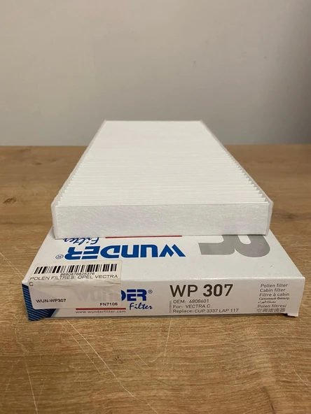 Wunder WP307 1808619 6808601 9201440 1808617 Polen Filtresi OPEL CORSA 1.0-1.2-1.3-1.4-1.6-1.7 DTI VECTRA 1.6-1.7-1.9CDTI 2.0-2.0 ürün görseli 1