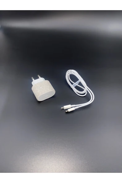 Taşlı Iphone Type-C 20W Hızlı Şarj + Kablo Hediyeli ürün görseli 1