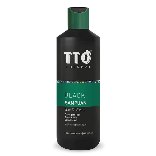 TTO Black Şampuan Saç ve Vücut 250 ml ürün görseli 1
