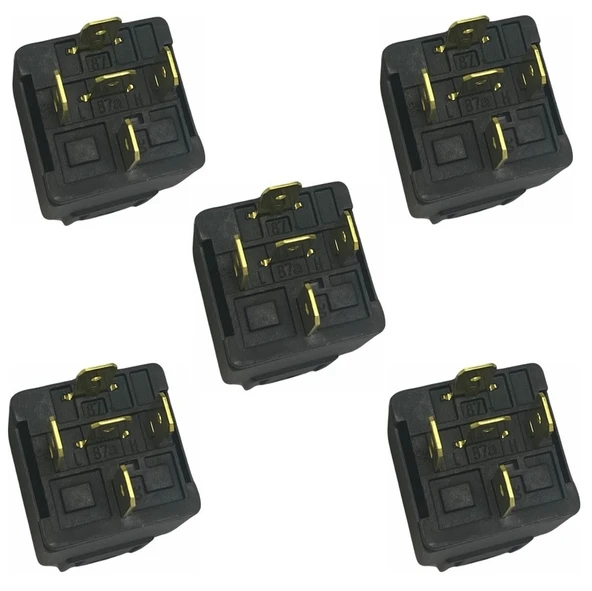 Sanel 24V Röle 5 Uçlu 20A Çift Platin SRD2451B 24V/20A - 5 Adet ürün görseli 1