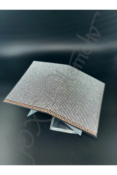 Gümüş Taşlı Rose Gold Detaylı Ruhsat Kabı ürün görseli 1