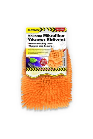 AUTOMİX YIKAMA  ELDİVENİ MAKARNA  MİKROFİBER 490113 ürün görseli 1