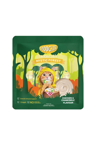 Moochie Tavuk ve Papatya Aromalı Krema Kedi Ödülü 25 x 15gr ürün görseli 1