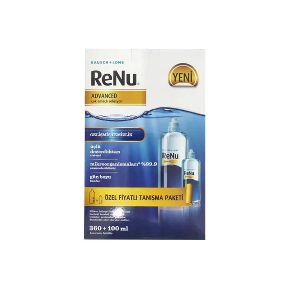 Renu Advanced Lens Solüsyon 360 + 100 ml ürün görseli 1