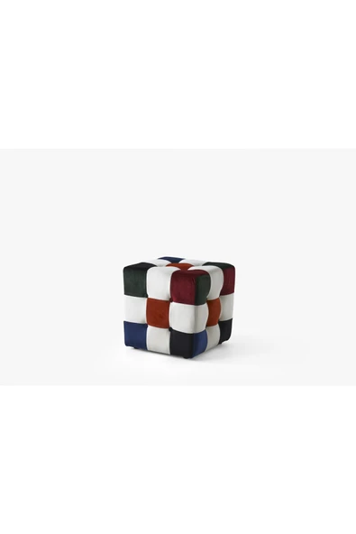 Framgan Framgan Renkli Kare Puff - Resim 2