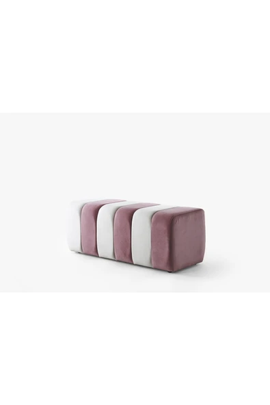 Framgan Framgan Yarmalı Bench Pembe-Beyaz - Resim 2