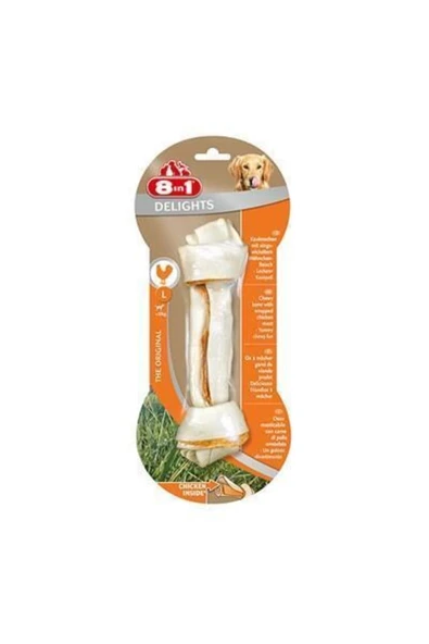 8IN1 Delights Bones Köpek Ödül Kemiği Tavuklu L - 85GR ürün görseli 1