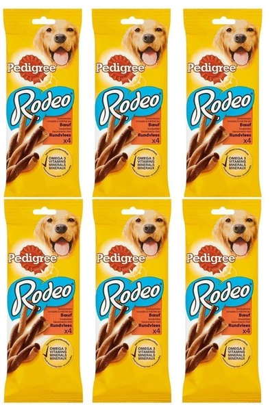 Pedigree Rodeo Sığır Etli Vitaminli Ödül Maması ( 70 Gr ) ( 6 Adet ) ürün görseli 1