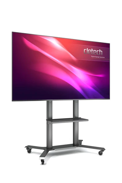 Cletech Raflı LCD TV / Monitör / Akıllı Tahta Ekranı Sehpası 55” – 86” ürün görseli 1