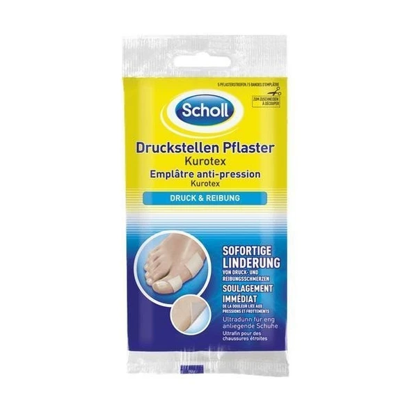 Scholl Druckstellen Pflaster Kurotex 5 Adet ürün görseli 1