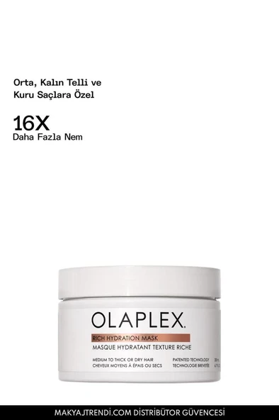 Olaplex Rich Hydration Hair Mask 200 ml Nemlendirici Saç Maskesi ürün görseli 1