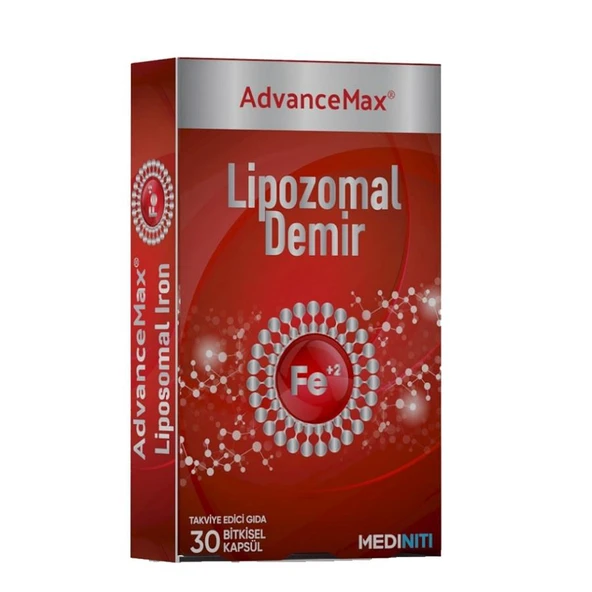 Advancemax Lipozomal Demir 30 Kapsül ürün görseli 1