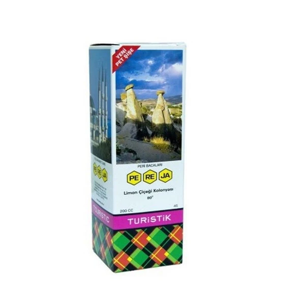 Pereja Turistik Limon Çiçeği Kolonyası Pet Şişe 200ml ürün görseli 1