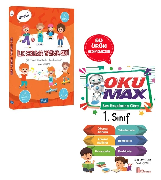 1.Sınıf ANETİL İlk Okuma Dizisi + Oku max Hediyeli ürün görseli 1